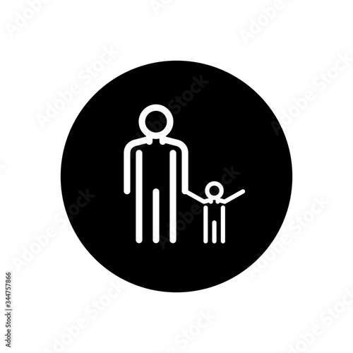 family line icon, vector illustration
