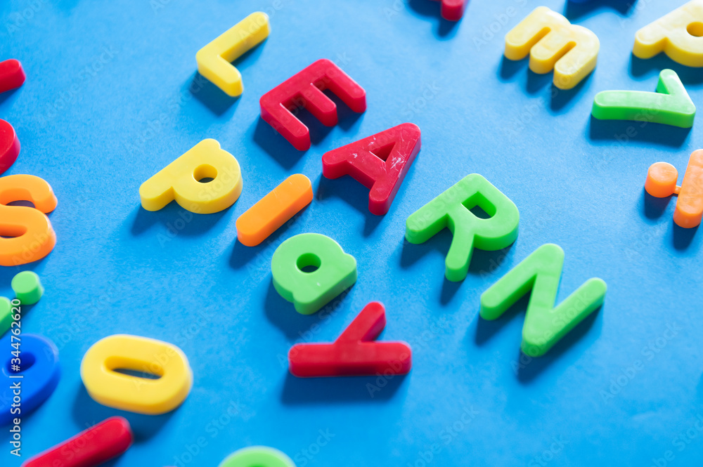 Colorful magnetic child letters spelling learn and play Colorful magnetic child letters spelling learn and play
