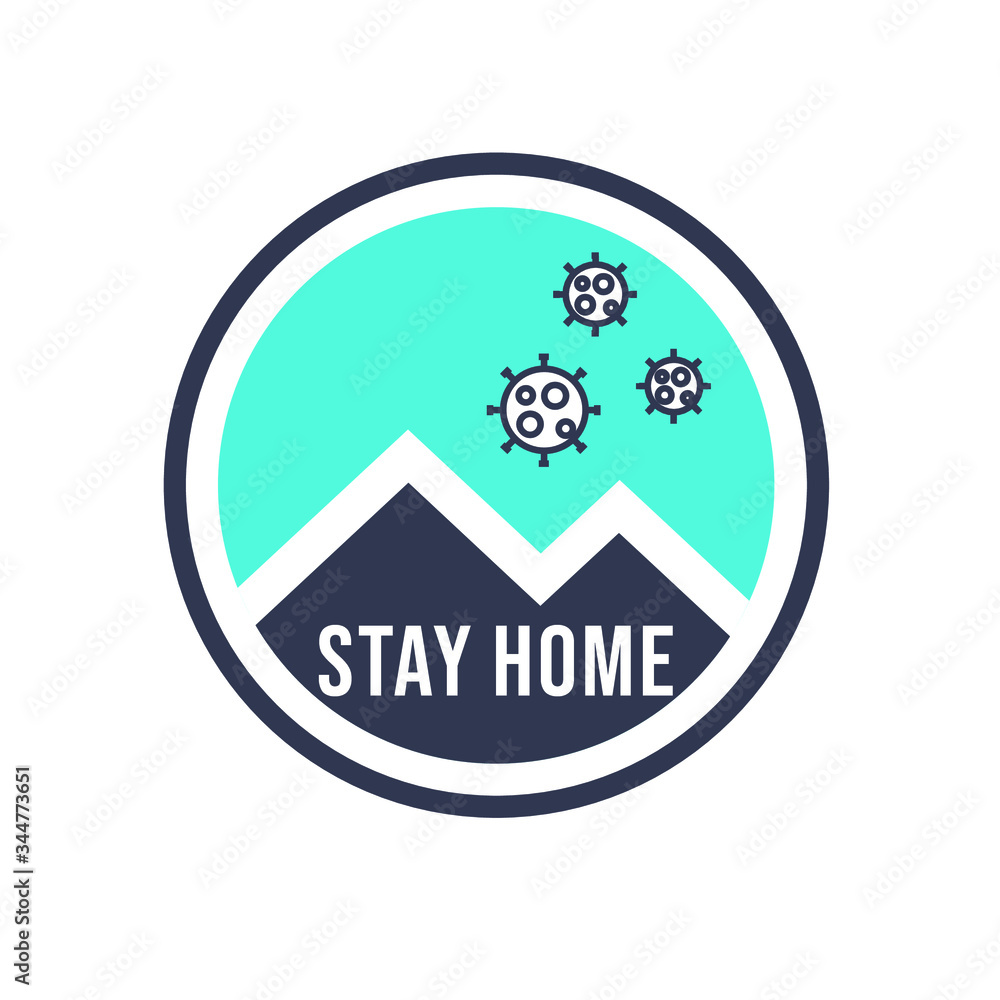 Obraz premium Illustration vector graphic of house give protection the people inside from corona virus good for social distancing campaign to end the covid-19 outbreak