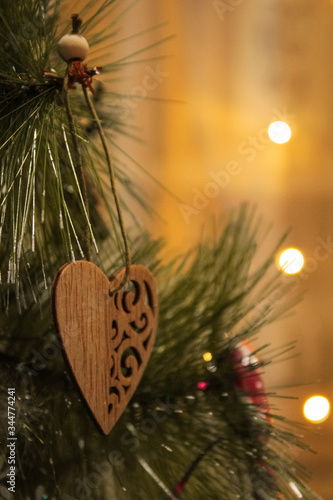 christmas decoration on a tree