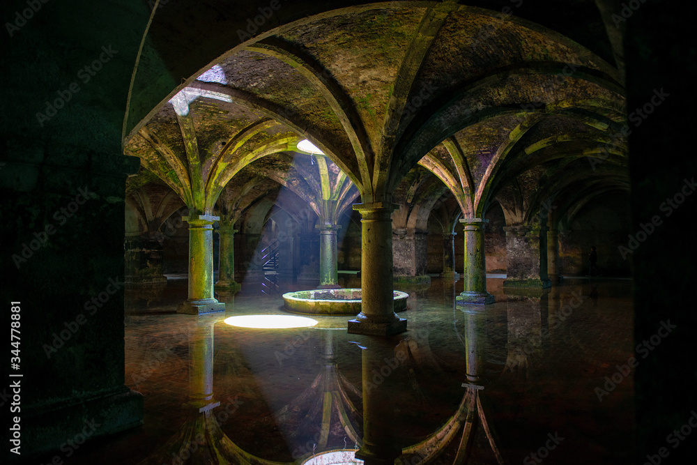 Portuguese-built cistern and UNESCO World Heritage site, 16th century, beneath coastal city of El Jadida