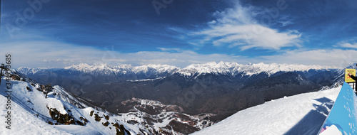 panoramic view from rose peak