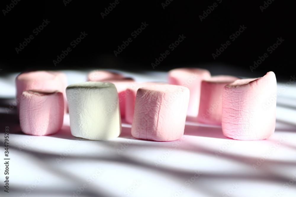 pink and white marshmallows pink and white marshmallows