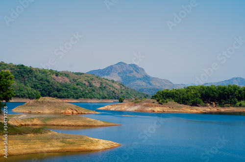 lake in the mountains of Kerala, Idukki photo