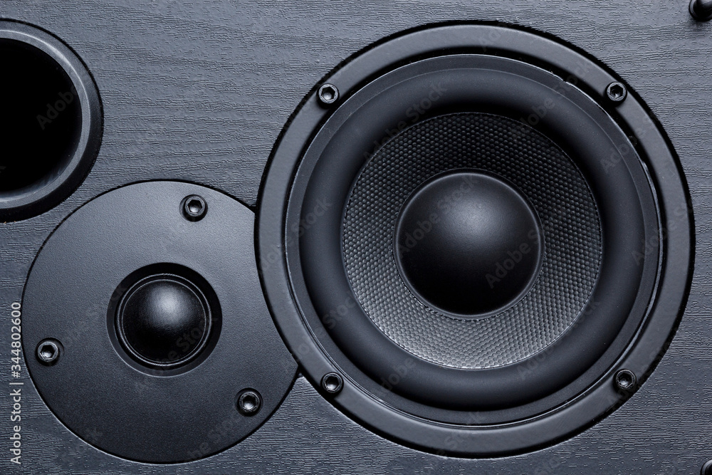 black speaker with bass and treble speakers black speaker with bass and treble speakers