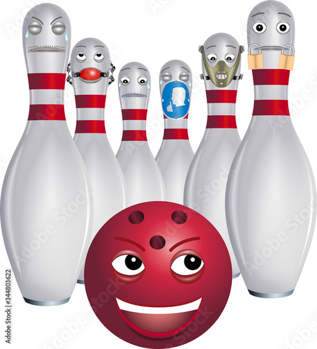 Maske AdobAchtung Ruhe