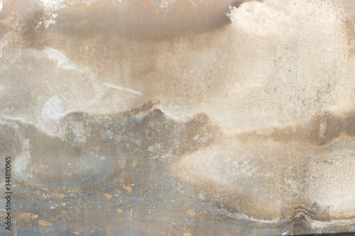abstract background with rust stains on the iron surface