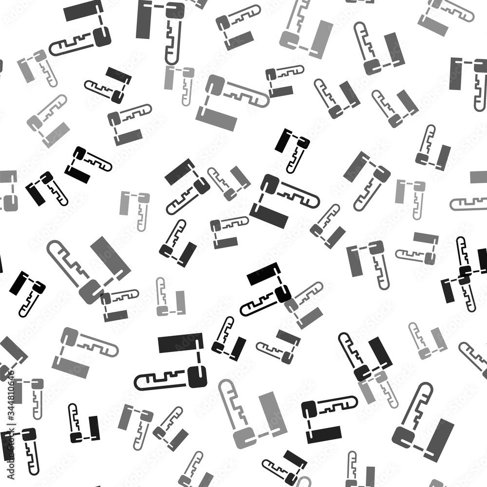 Black Marked key icon isolated seamless pattern on white background. Vector Illustration Black Marked key icon isolated seamless pattern on white background. Vector Illustration