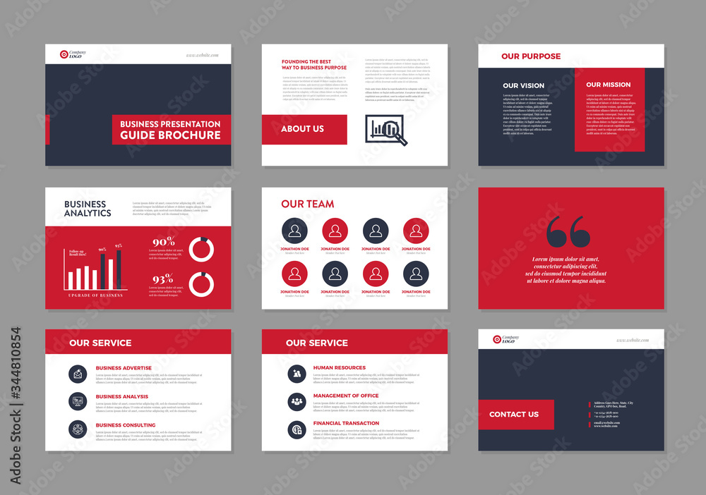 Business Presentation Brochure Guide Design | Powerpoint Slide Template | Sales Guide Slider Business Presentation Brochure Guide Design | Powerpoint Slide Template | Sales Guide Slider