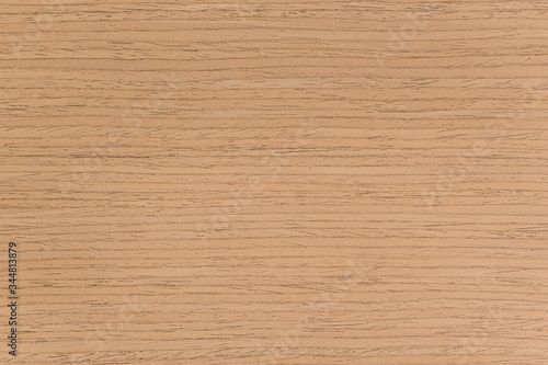 table top texture with imitation light oak, beige wooden texture closeup