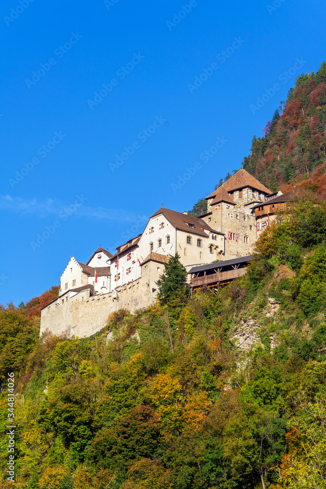 Vaduz Castle, palace and residence of the Prince of Liechtenstein