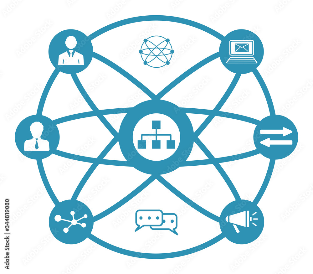 Concept of network marketing