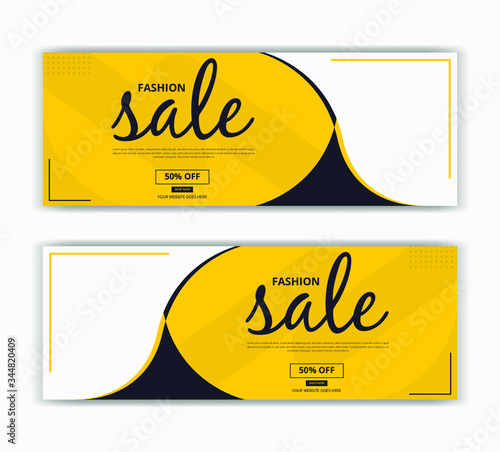 Discount fashion sale offer social media post facebook cover timeline web ad banner template