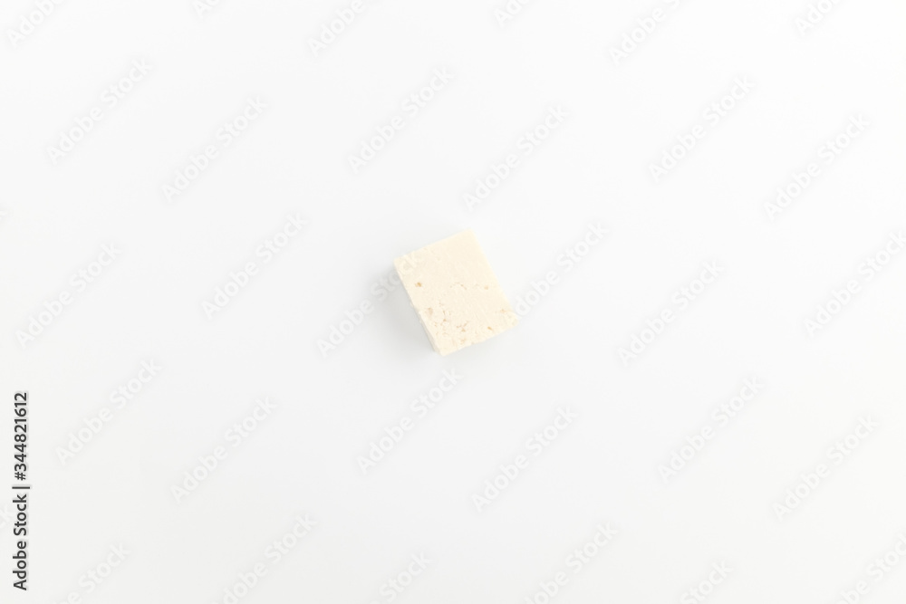White tofu on white background White tofu on white background