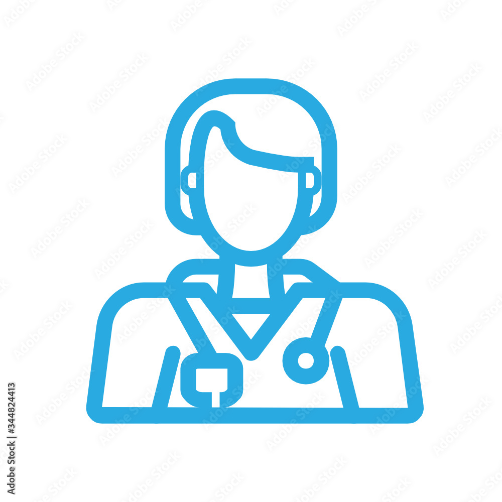 Vector illustration about a category of equipment and hospital personnel Vector illustration about a category of equipment and hospital personnel