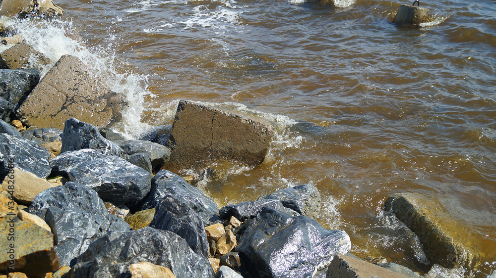 water flowing over rocks water flowing over rocks