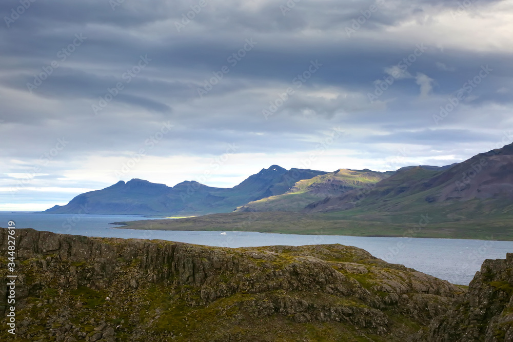 Holmanes peninsula & nature reserve is home to diverse & beautiful nature & landscape. Over 150 spicies of vegetation, as well as it being very rich in sea birds. Eskifjordur, East Iceland.