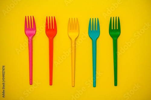 colorful forks