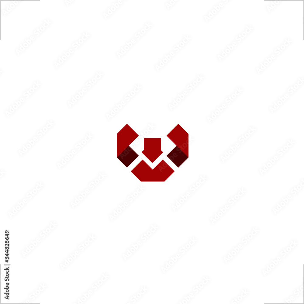 abstract person rising both hands geometric design abstract person rising both hands geometric design