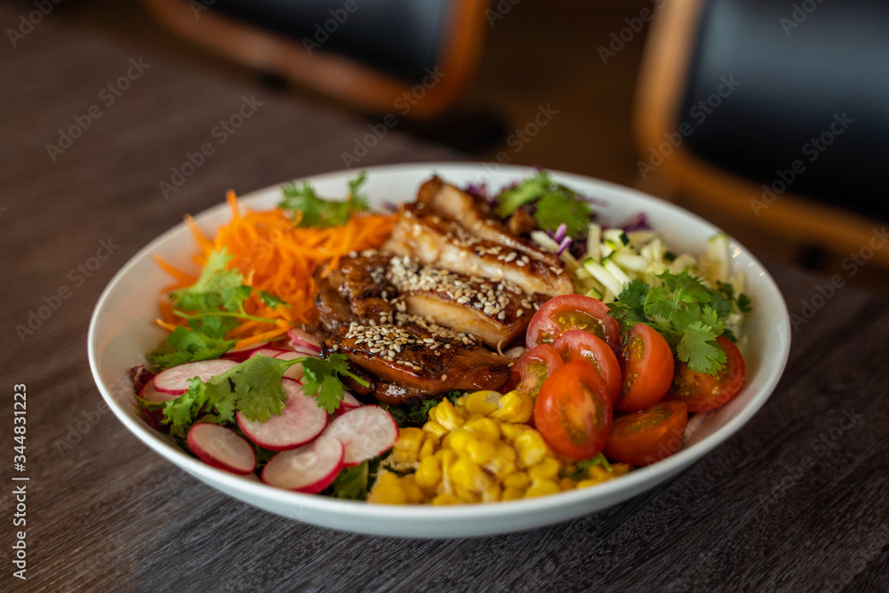 healthy lunch meal bowl