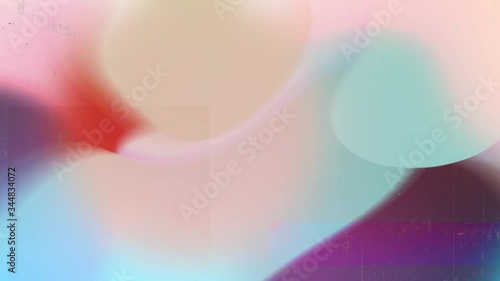 Nostalgic gradient Aurora background with scratched film effect