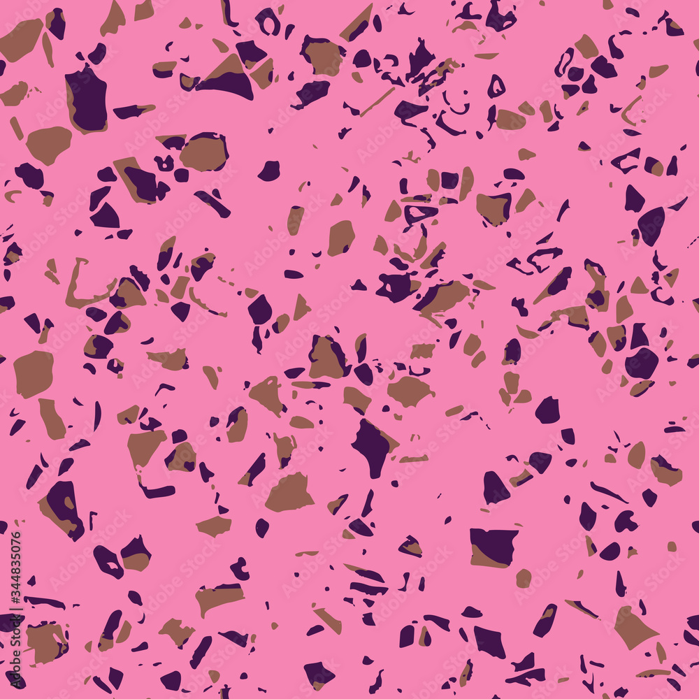Terrazzo floor marble seamless hand crafted pattern. Traditional venetian material.Granite and quartz rocks and sprinkles mixed on polished surface.Abstract vector background for architecture designs Terrazzo floor marble seamless hand crafted pattern. Traditional venetian material.Granite and quartz rocks and sprinkles mixed on polished surface.Abstract vector background for architecture designs