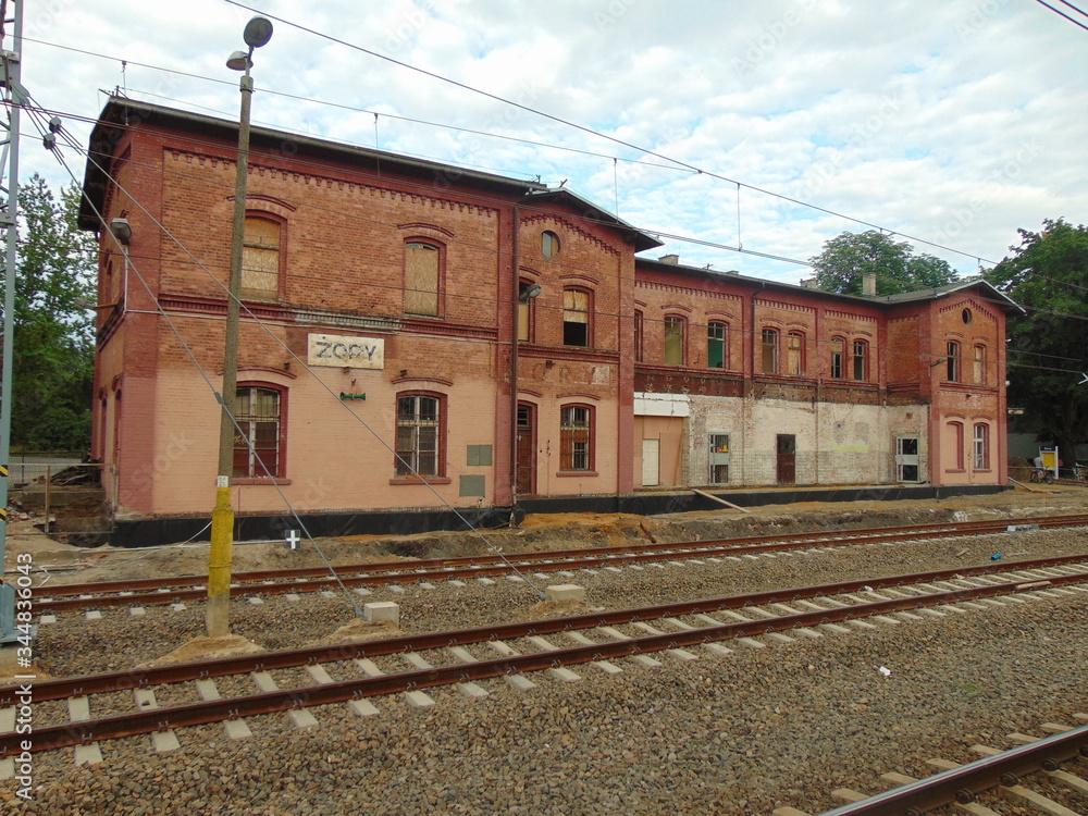 Dworzec PKP w Żorach przed remontem