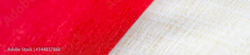 red and white fabric background 