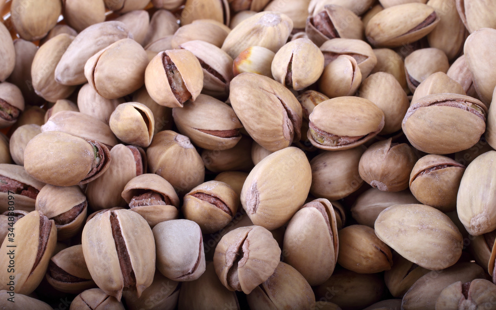 Pistachio nuts background Pistachio nuts background