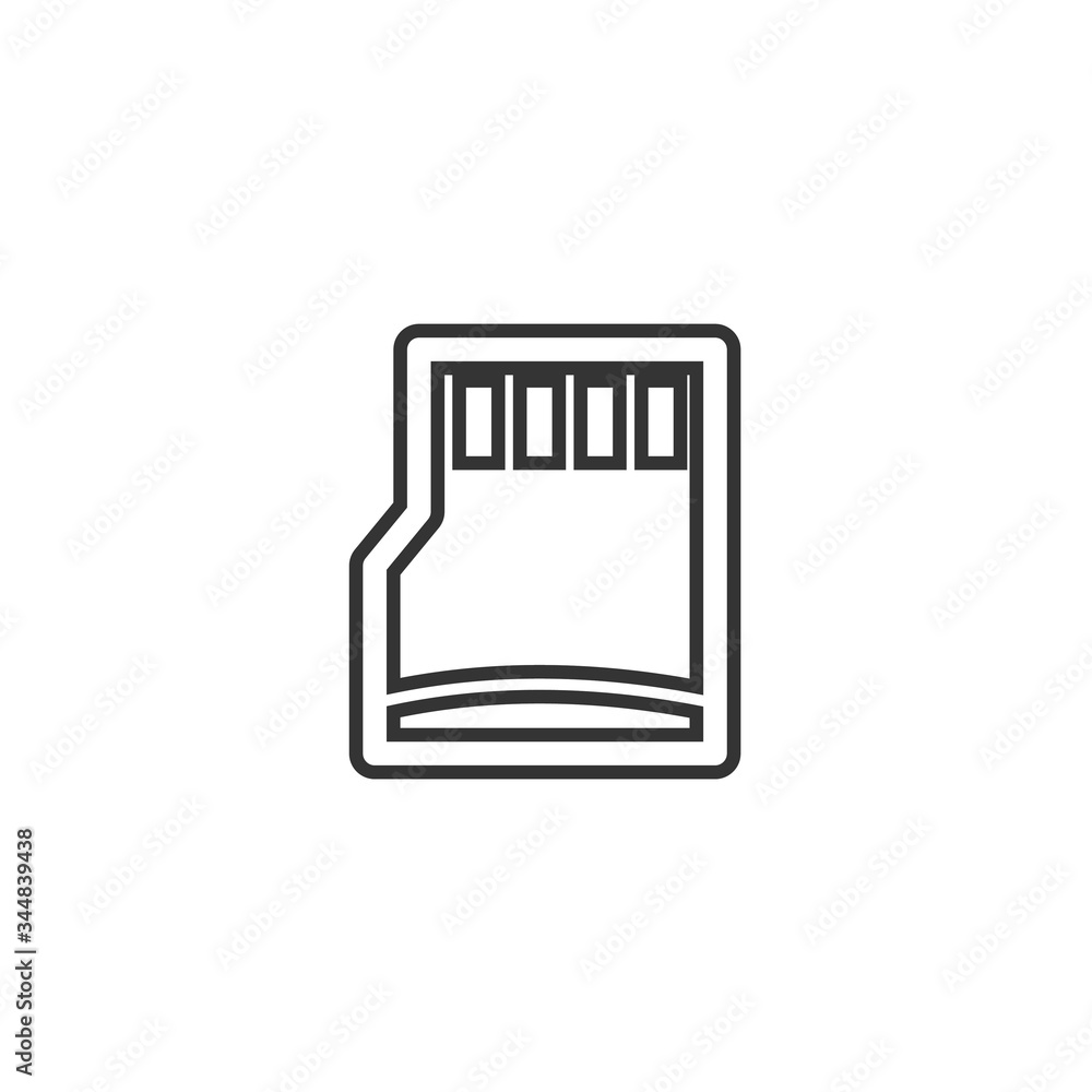 memory card icon vector illustration design memory card icon vector illustration design