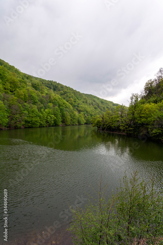 Lake Hamori in Lilafured, Hungary