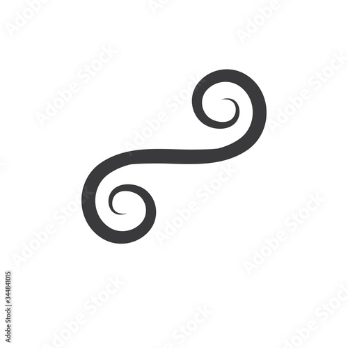vortex wind logo icon vector design