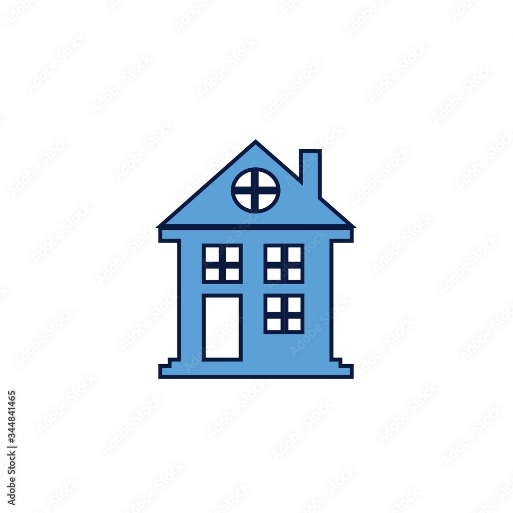 2 floor house icon vector illustration design 2 floor house icon vector illustration design