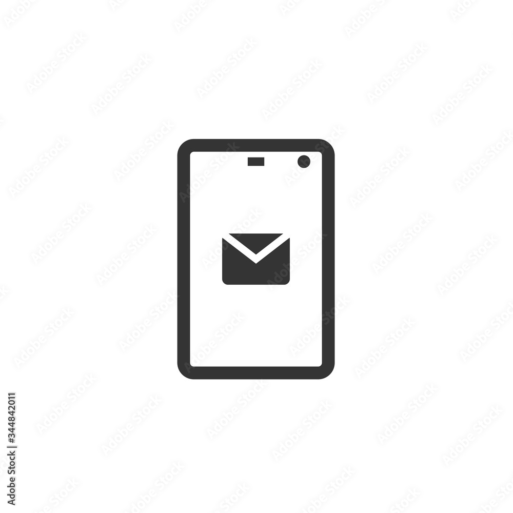 message on phone icon vector illustration design message on phone icon vector illustration design