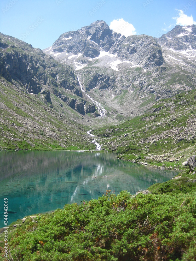 mountain lake in the Pyrenees