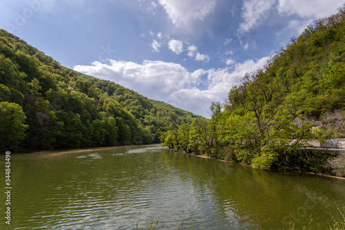 Lake Hamori in Lilafured, Hungary photo