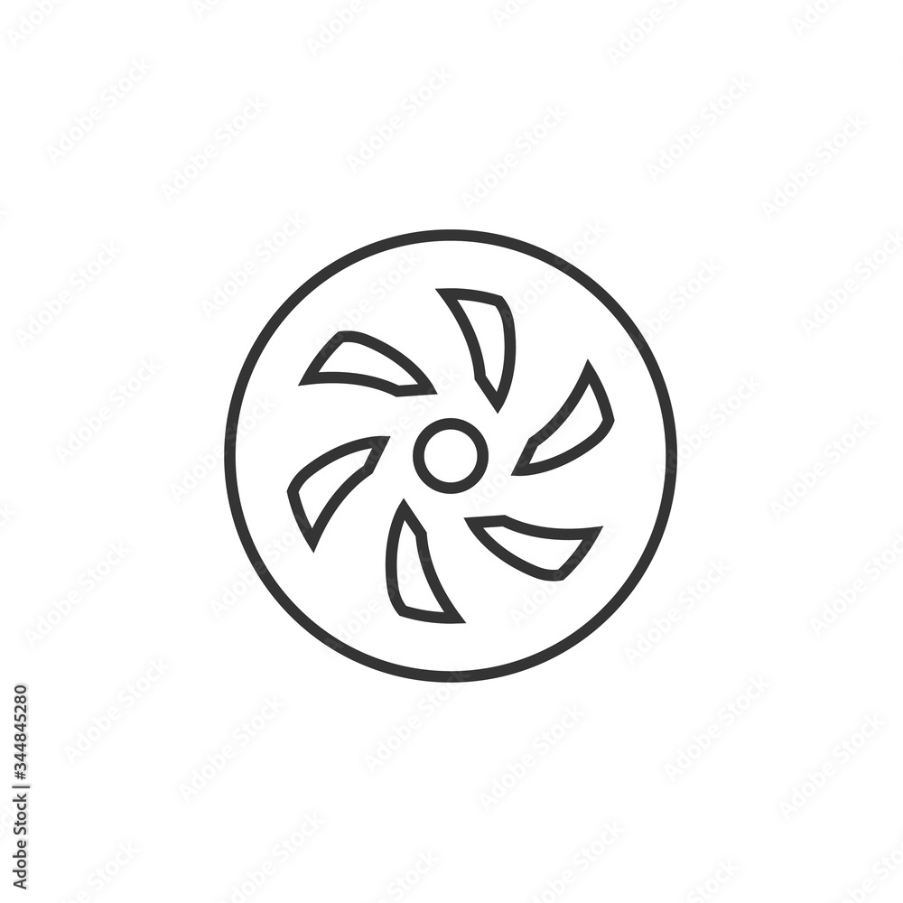 wheel icon vector illustration design