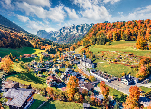 Slika na platnu View from flying drone