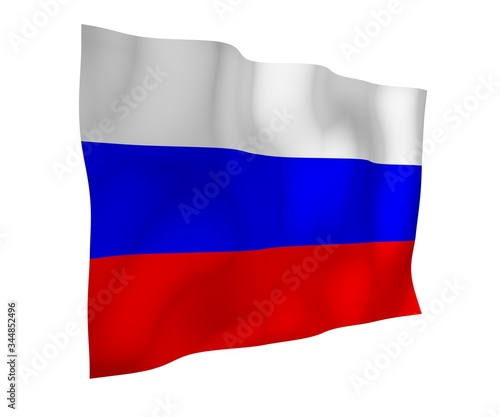 Waving flag of the Russian Federation. The National. State symbol of the Russia. 3D illustration Free Download Waving flag of the Russian Federation. The National. State symbol of the Russia. 3D illustration - GFXLoad