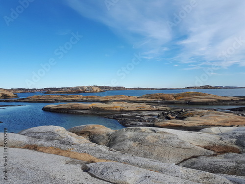 Landscape with a rocky coast by the sea - Verdens Ende 