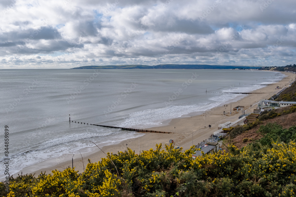 View Toward Purbeck From Durley Chine Clifftop.