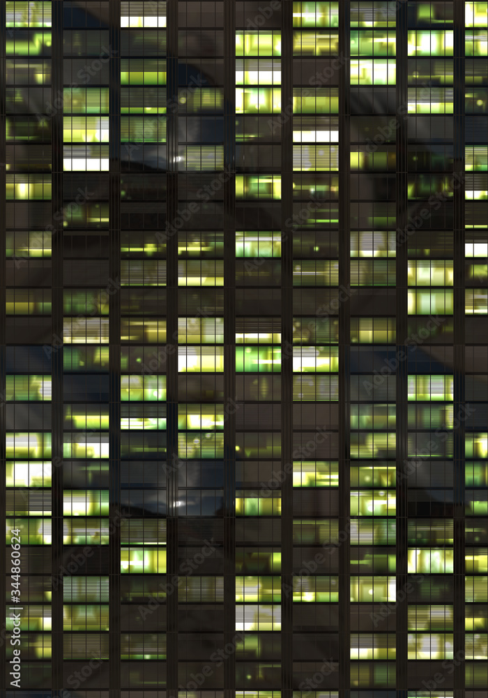 building city skycraper windows front view building city skycraper windows front view