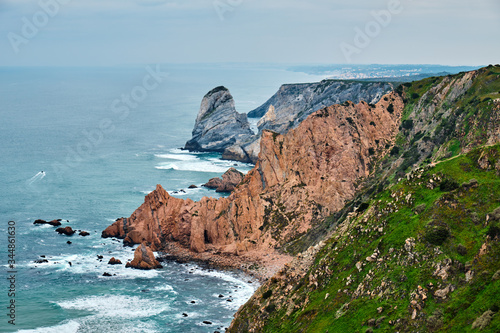 Beautiful landscape. Cape Roca or Cabo da Roca in Portugal.