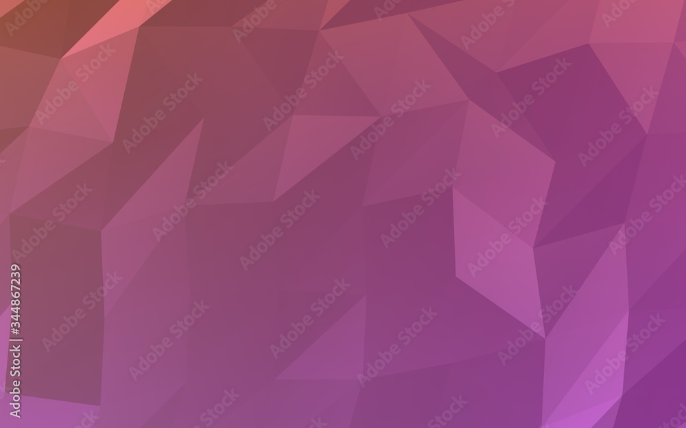 Abstract triangle geometrical pink background. Geometric origami style with gradient. 3D illustration Abstract triangle geometrical pink background. Geometric origami style with gradient. 3D illustration