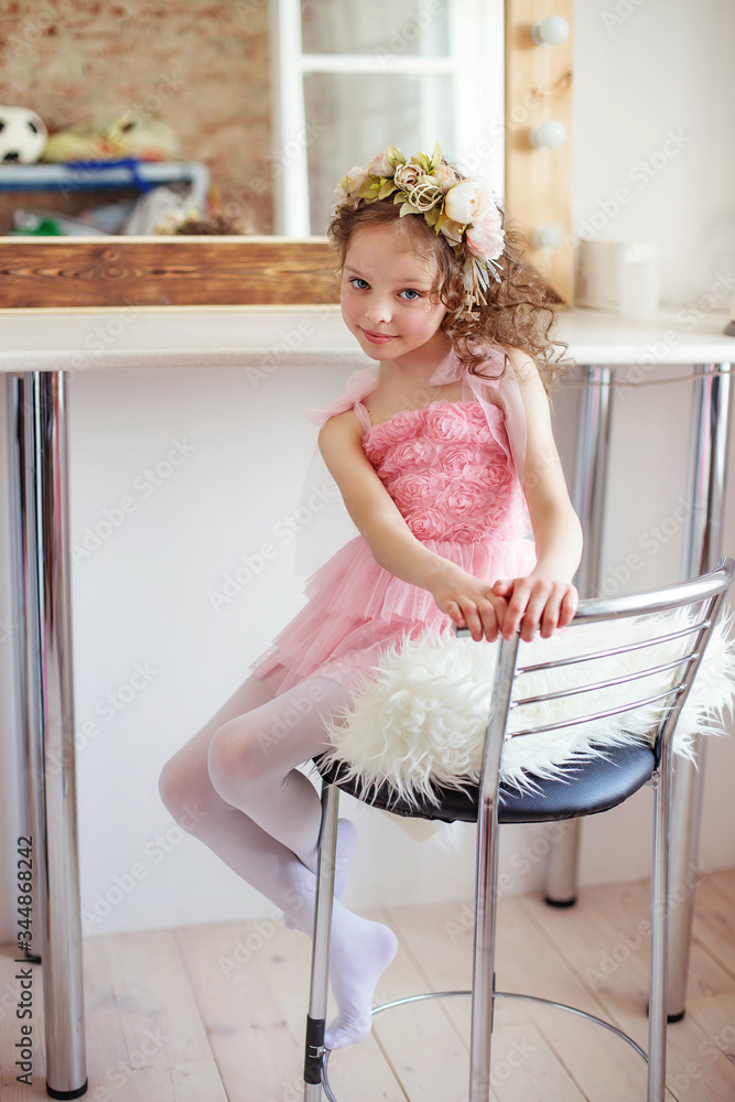 Little princess and her toy