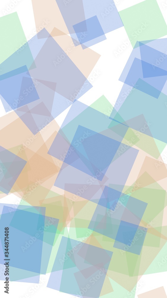 Multicolored translucent hexagons on white background. Vertical image orientation. 3D illustration Multicolored translucent hexagons on white background. Vertical image orientation. 3D illustration