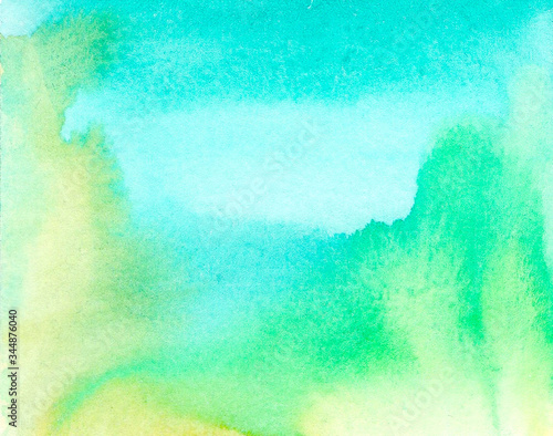 landscape abstract background green blue light summer © AllyRay