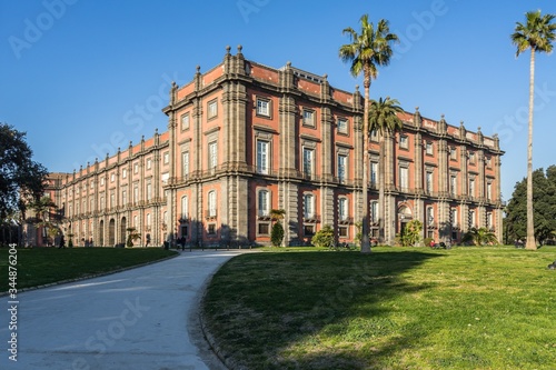Konstfotografi Beautiful shot of the Capodimonte Museum in Naples, Italy