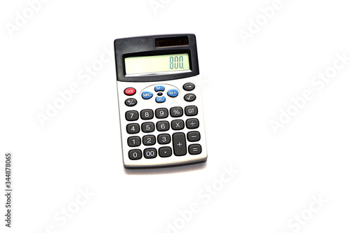 Eight hundered on Electronic calculator on White background. © Ali Burçin Titizel