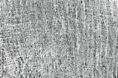 Grunge texture of soft gauze cotton fabric with a clear interweaving of threads. Abstract monochrome background of coarse crumpled fabric. Vector illustration. Overlay template